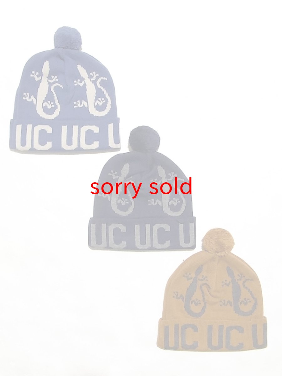 画像1: sale undercoverism/アンダーカバイズム knit cap lizard. (1)