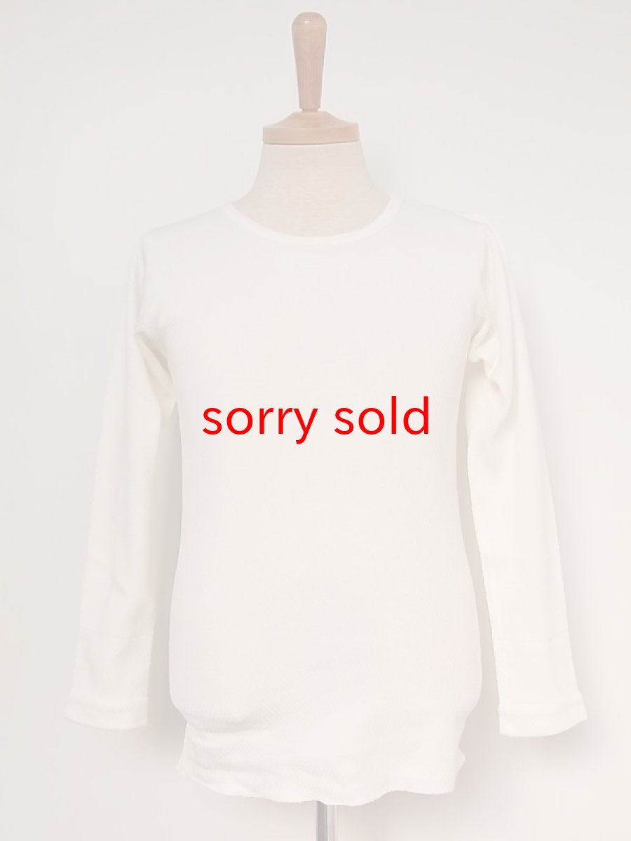 画像1: n.hoolywood / エヌハリウッド underwear crew neck long sleeve thermal. (1)