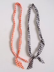 画像4: sale 60%off undercover / アンダーカバー 5pcs gingham check choker. (4)