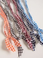 画像1: sale 60%off undercover / アンダーカバー 5pcs gingham check choker. (1)