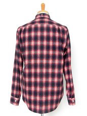 画像8: sale n.hoolywood / エヌハリウッド ombre check starched bosom shirt. (8)