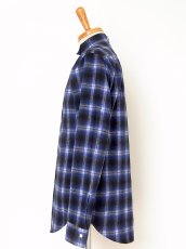 画像3: sale n.hoolywood / エヌハリウッド ombre check starched bosom shirt. (3)