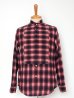 画像6: sale n.hoolywood / エヌハリウッド ombre check starched bosom shirt.