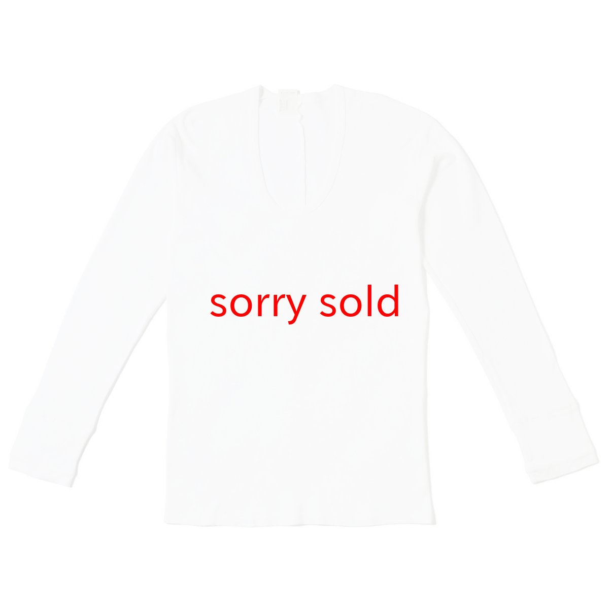 画像1: n.hoolywood / エヌハリウッド underwear u neck cut sew. (1)