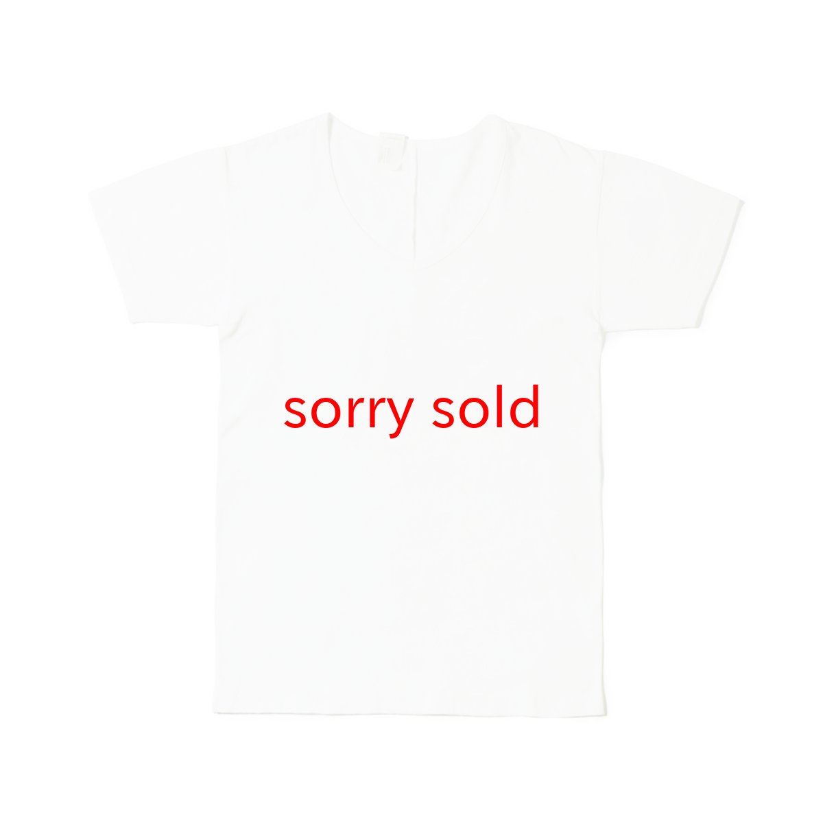 画像1: n.hoolywood / エヌハリウッド underwear v neck tee. (1)