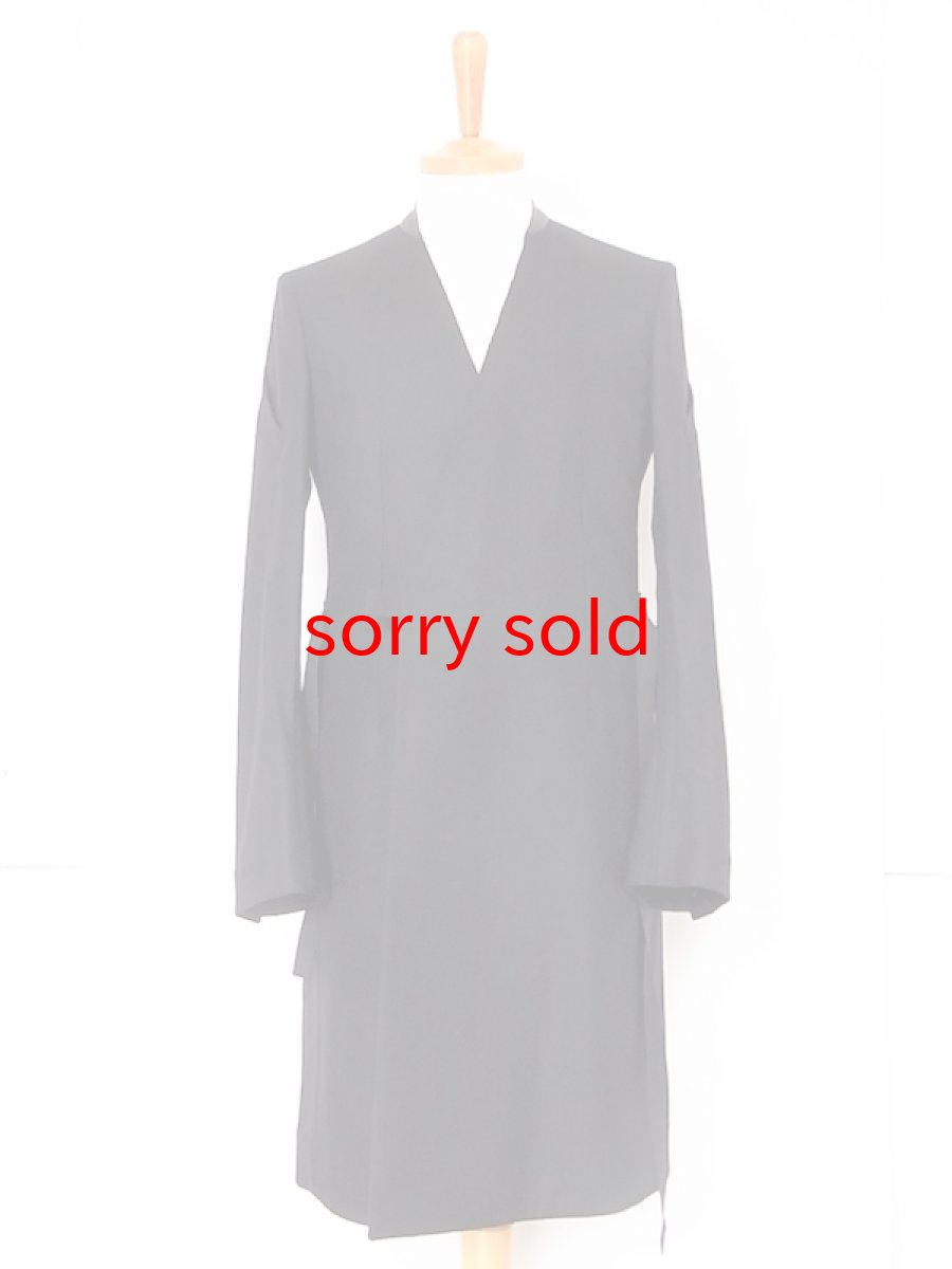 画像1: sale TAKAHIROMIYASHITATheSoloist / ソロイスト  double breasted collarless coat. (1)