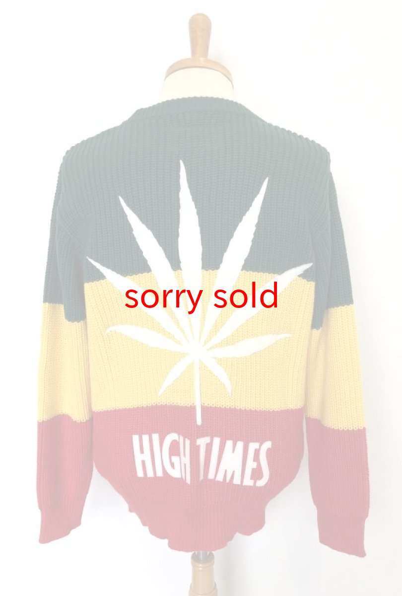 画像1: セール価格お問い合わせください。wackomaria  / ワコマリア hightims×wacko maria rasta striped crew neck sweater.  (1)
