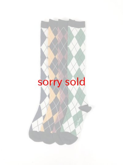 画像1: sale undercover/アンダーカバー argyle hi socks