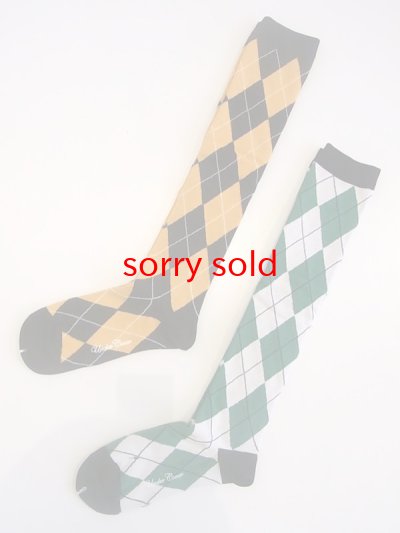 画像2: sale undercover/アンダーカバー argyle hi socks