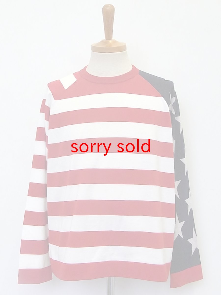 画像1: sale TAKAHIROMIYASHITATheSoloist / ソロイスト star&stripes sweater. (1)
