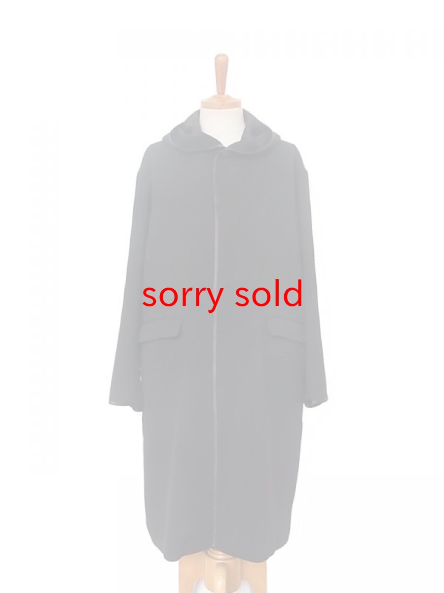 画像1: sale undercover/アンダーカバー hooded long coat (1)