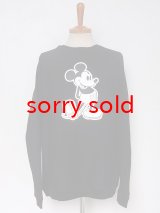 TAKAHIROMIYASHITATheSoloist / ソロイスト oversized mickey mouse crew neck.