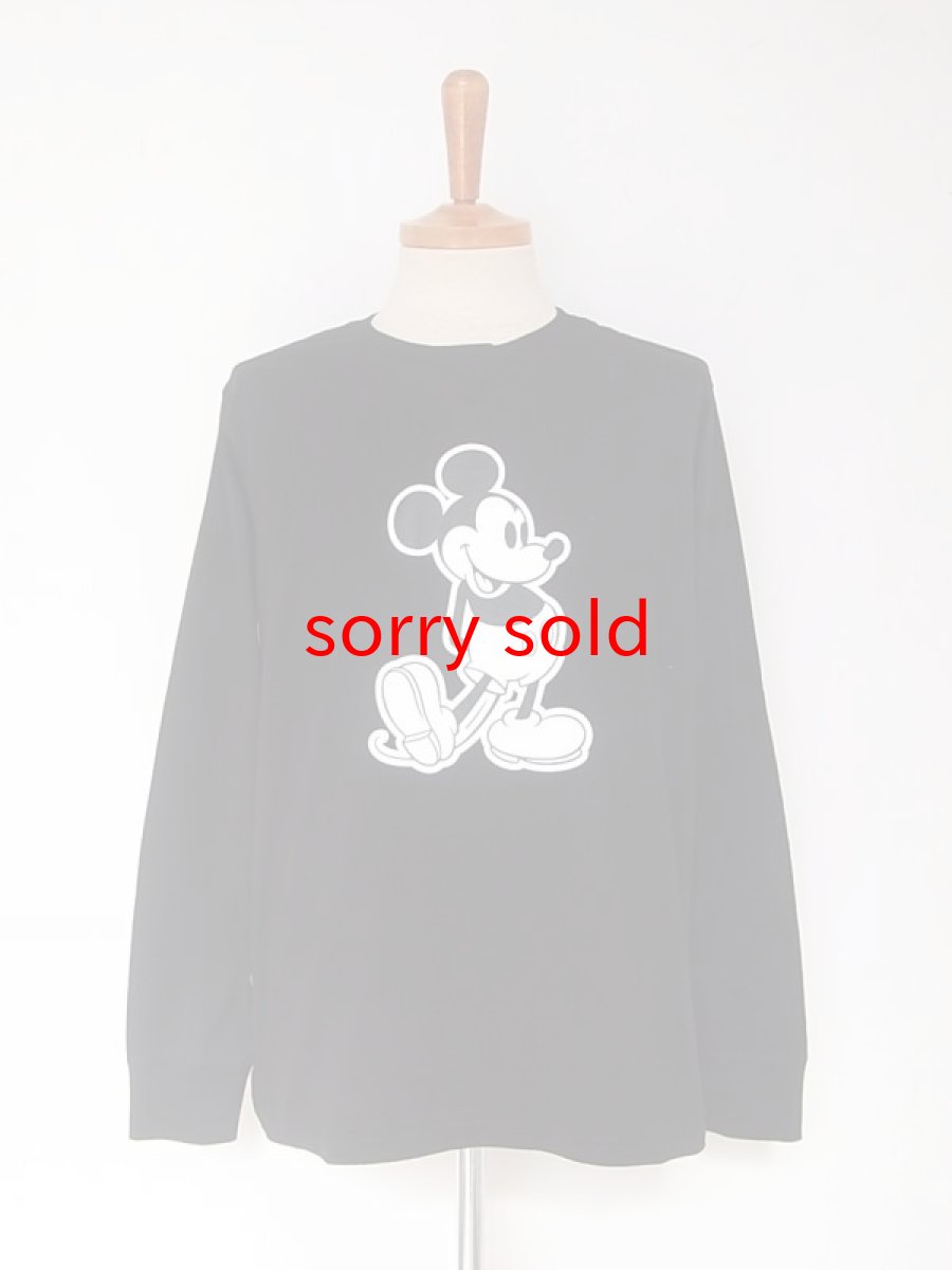 画像1: sale TAKAHIROMIYASHITATheSoloist / ソロイスト Mickey Mouse crew neck l/s tee (1)