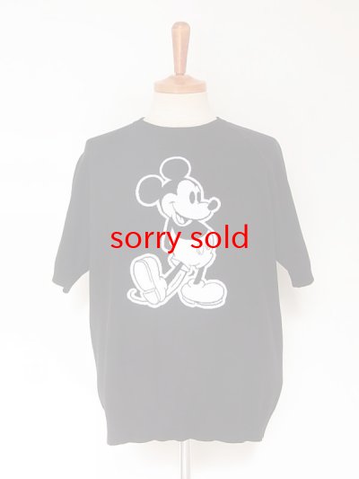 画像1: sale TAKAHIROMIYASHITATheSoloist / ソロイスト Mickey Mouse s/s sweater