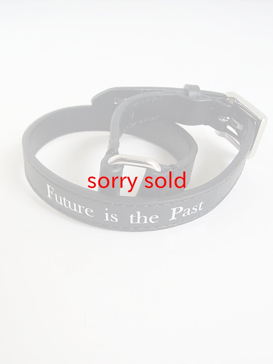 画像1: sale undercover/アンダーカバー leather belt Future is the Past  (1)
