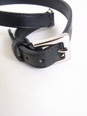 画像2: sale undercover/アンダーカバー leather belt Future is the Past  (2)
