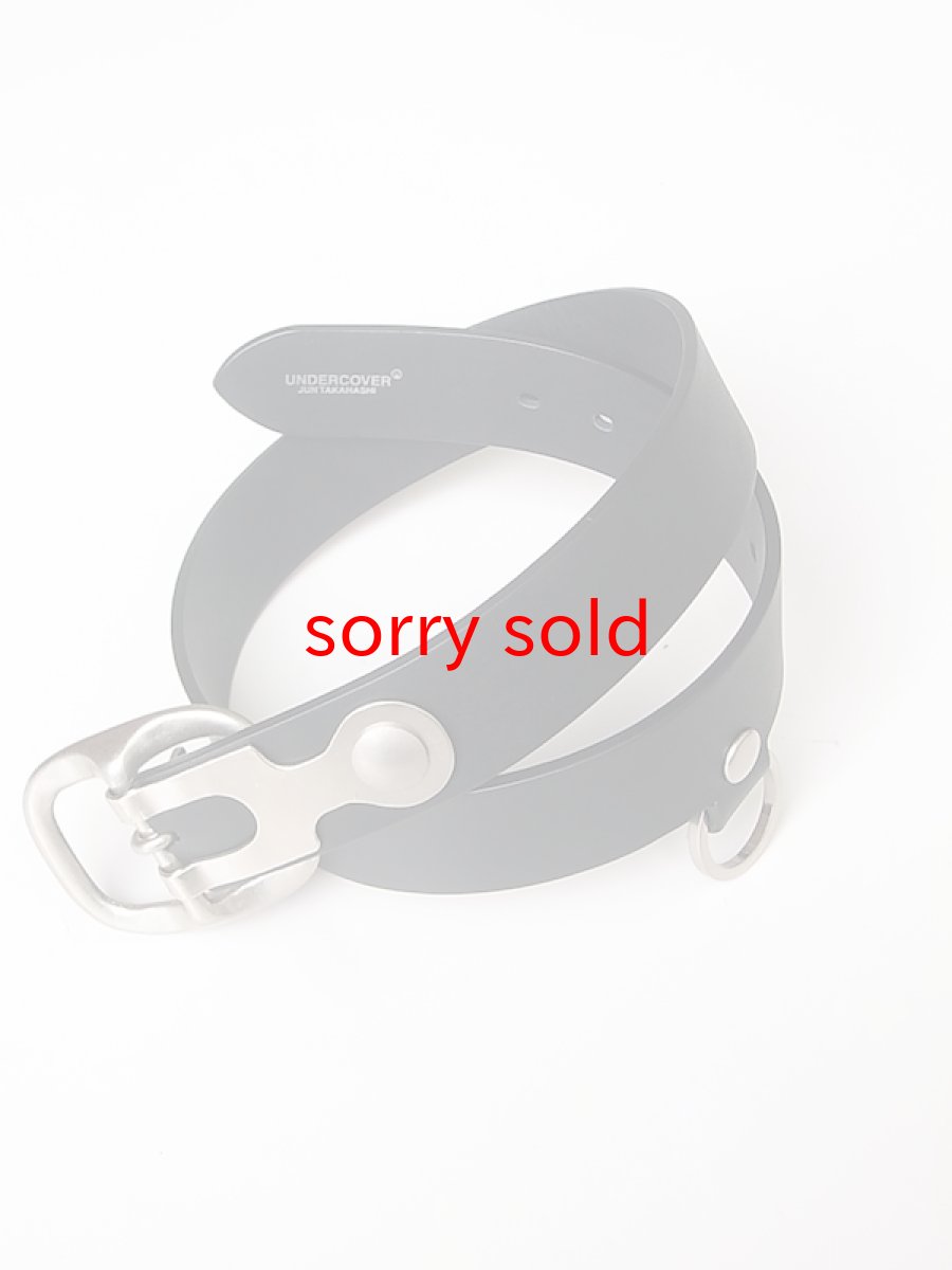画像1: sale undercover/アンダーカバー leather belt  (1)