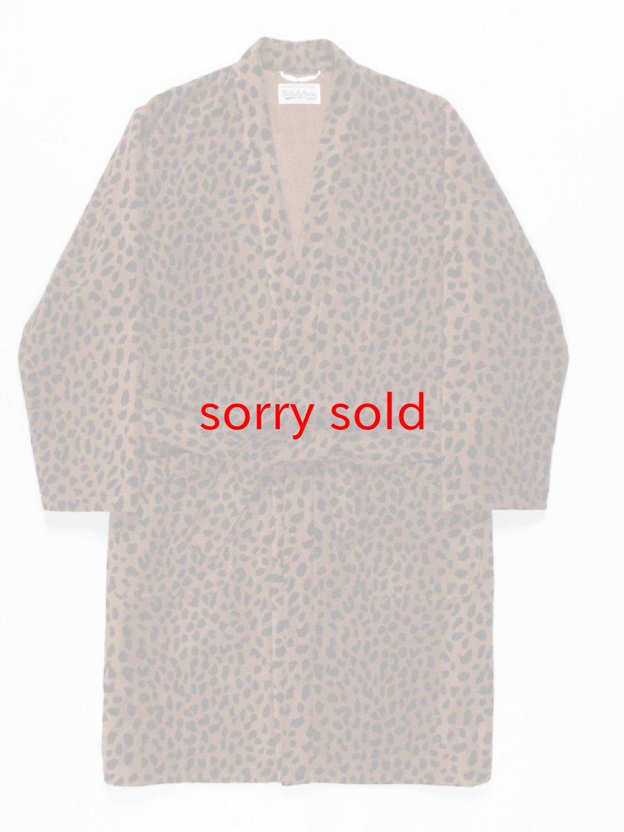 画像1: セール価格お問い合わせください。wackomaria  / ワコマリア leopard gown coat (1)