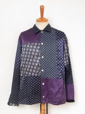 画像1: OLD PARK / PAJAMA COACH JACKET (1)