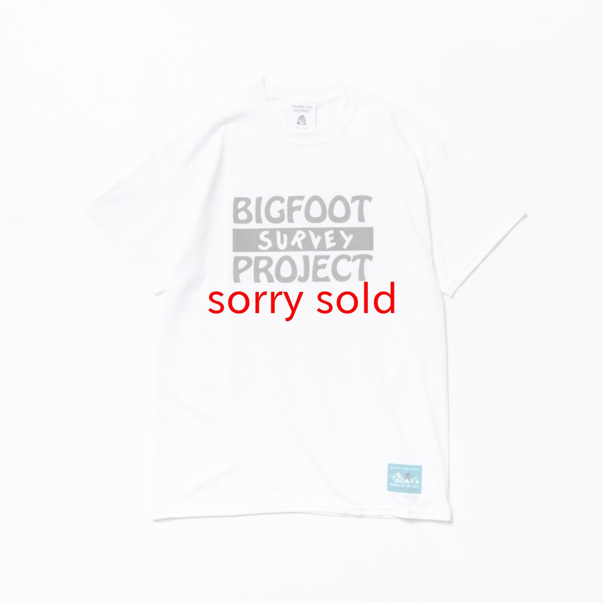 画像1: sale tacoma fuji records / BIGFOOT SURVEY PROJECT T shirt (A) (1)