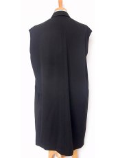画像3: TAKAHIROMIYASHITATheSoloist / ソロイスト sleeveless notched lapel doctor jacket. (3)