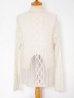 画像1: sale TAKAHIROMIYASHITATheSoloist / ソロイスト boat neck aran sweater. (1)