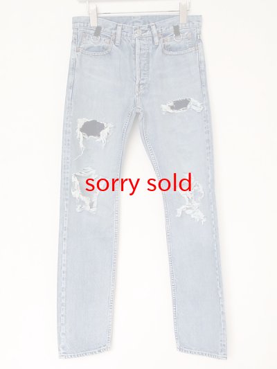 画像1: sale TAKAHIROMIYASHITATheSoloist / ソロイスト grunge jean. (indigo)