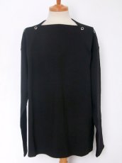 画像1: sale TAKAHIROMIYASHITATheSoloist / ソロイスト shoulder buttoned boat neck shirt. (1)