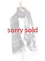 TAKAHIROMIYASHITATheSoloist / ソロイスト w face rectangle scarf.