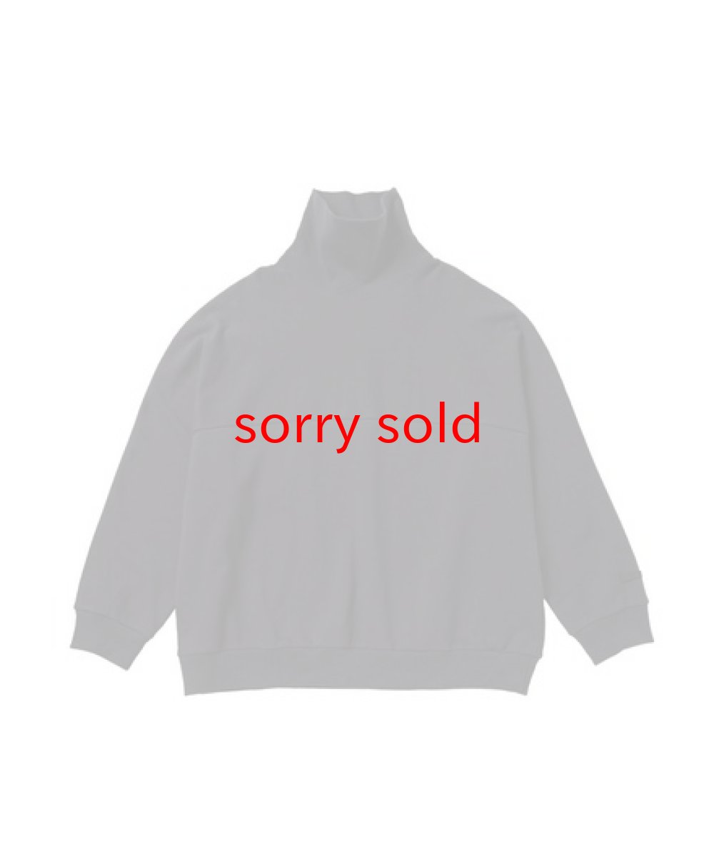 画像1: n.hoolywood / エヌハリウッド FALL2020 HIGH NECK SWEATSHIRT (1)