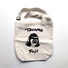 画像1: tacoma fuji records / TACOMA FUJI HANDWRITING LOGO TOTE BAG (1)