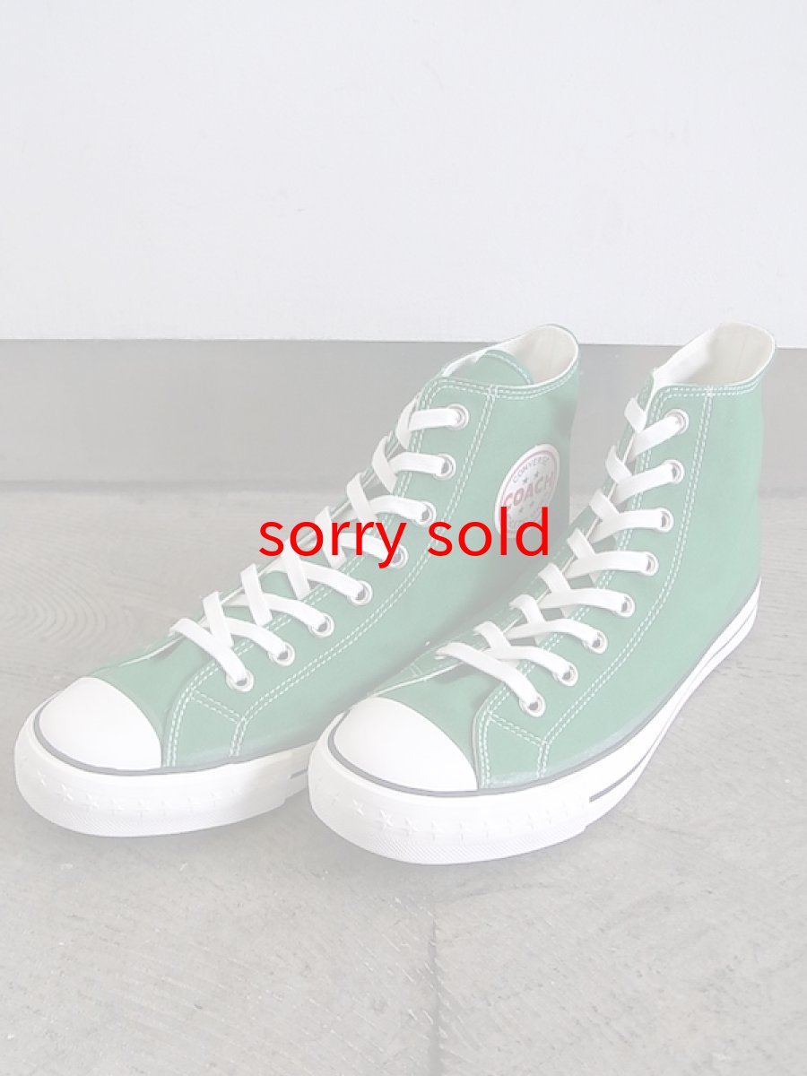 画像1: converse addict / コンバースアディクト coach canvas hi green (1)