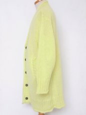 画像2: sale undercover / アンダーカバー mohair long knit cardigan. (2)