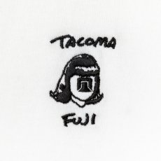 画像2: tacoma fuji records / HANDWRITING LOGO embroidery shirt (2)