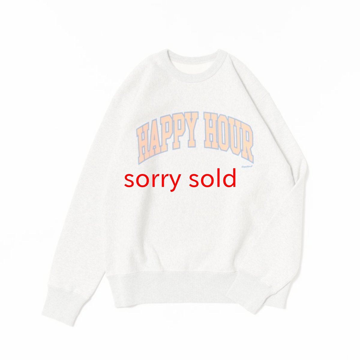 画像1: tacoma fuji records / happy hour sweat shirt. (1)