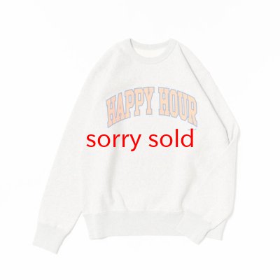 画像1: tacoma fuji records / happy hour sweat shirt.