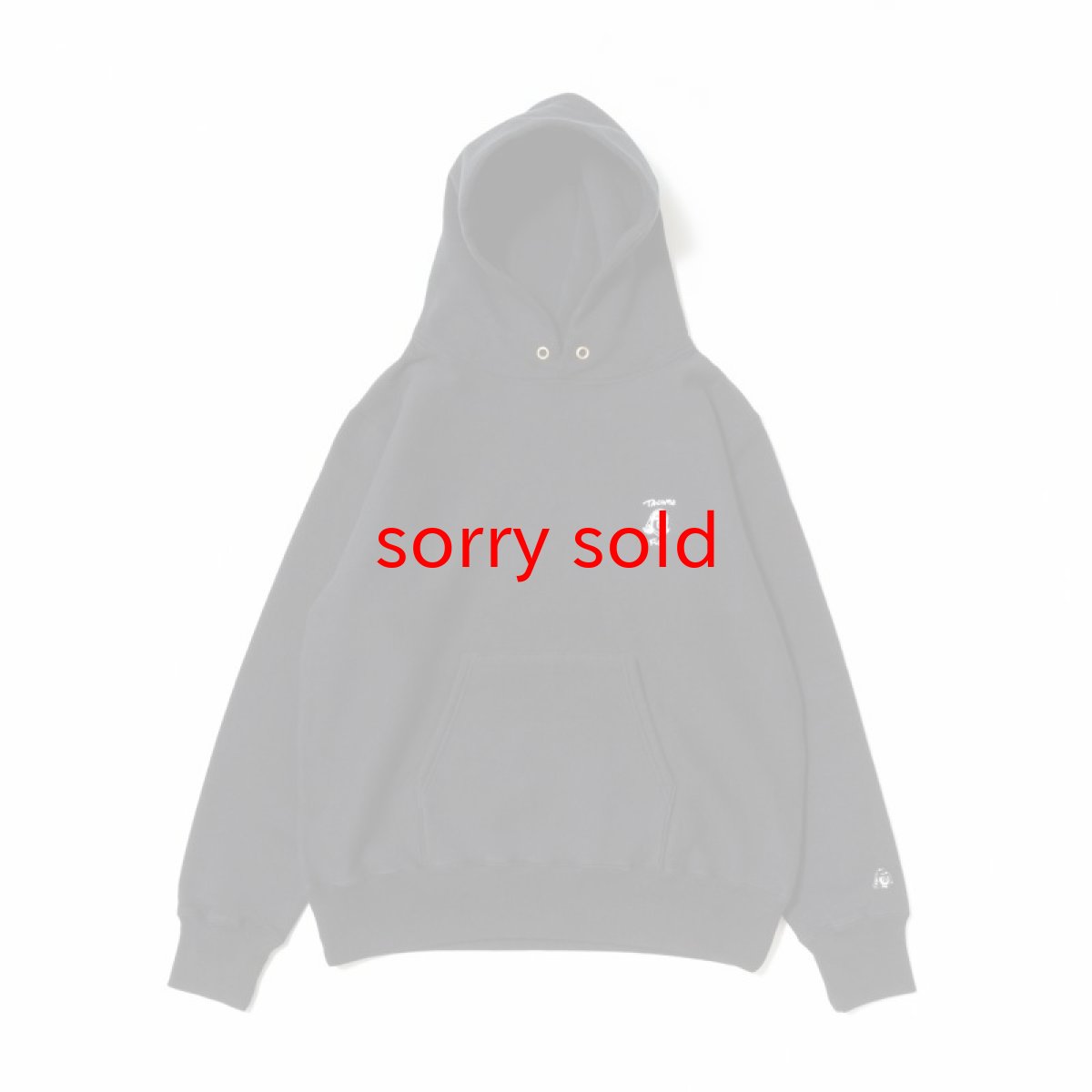 画像1: tacoma fuji records / handwriting embroidery hoodie. (1)