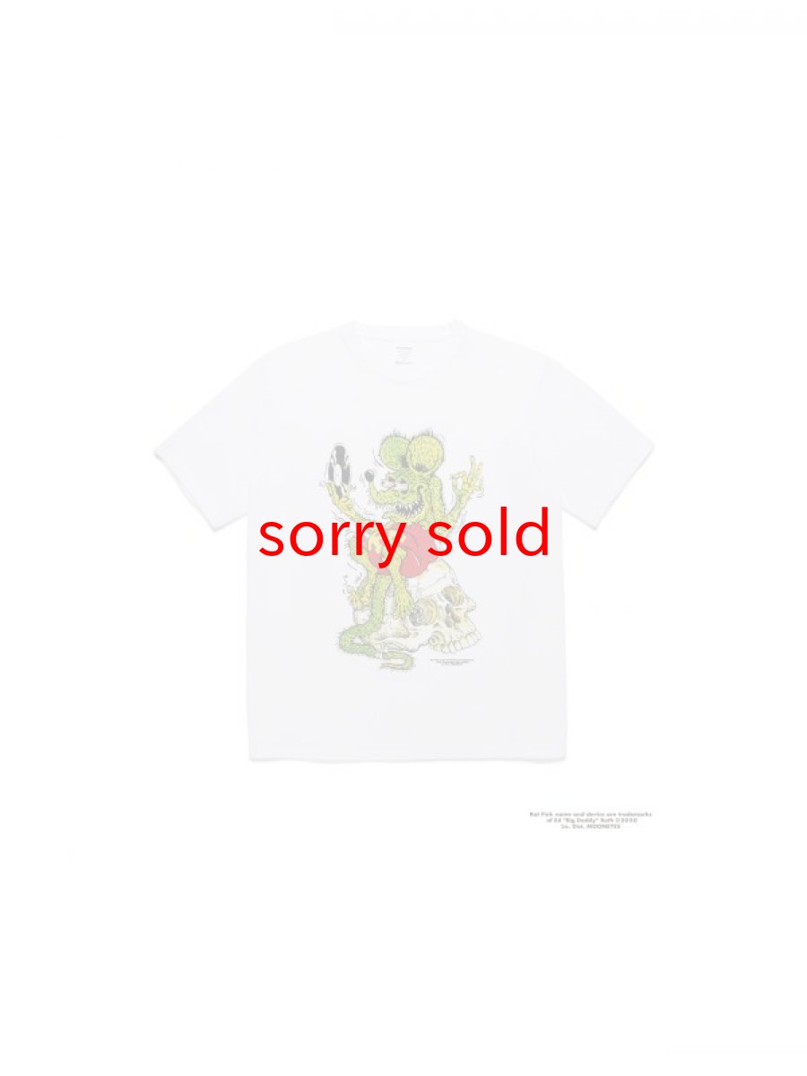 画像1: wackomaria  / ワコマリア rat fink / tim lehi / washed heavy weight crew neck t-shirt (type-1) (1)