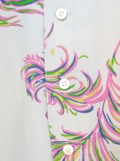 画像12: bed j.w ford / ベッド フォード Open collar half sleeves feather blouse (12)