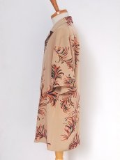 画像2: bed j.w ford / ベッド フォード Open collar half sleeves feather blouse (2)