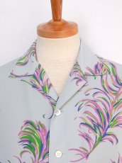 画像11: bed j.w ford / ベッド フォード Open collar half sleeves feather blouse (11)