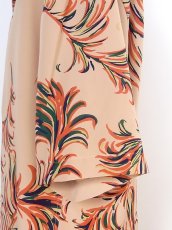 画像6: bed j.w ford / ベッド フォード Open collar half sleeves feather blouse (6)