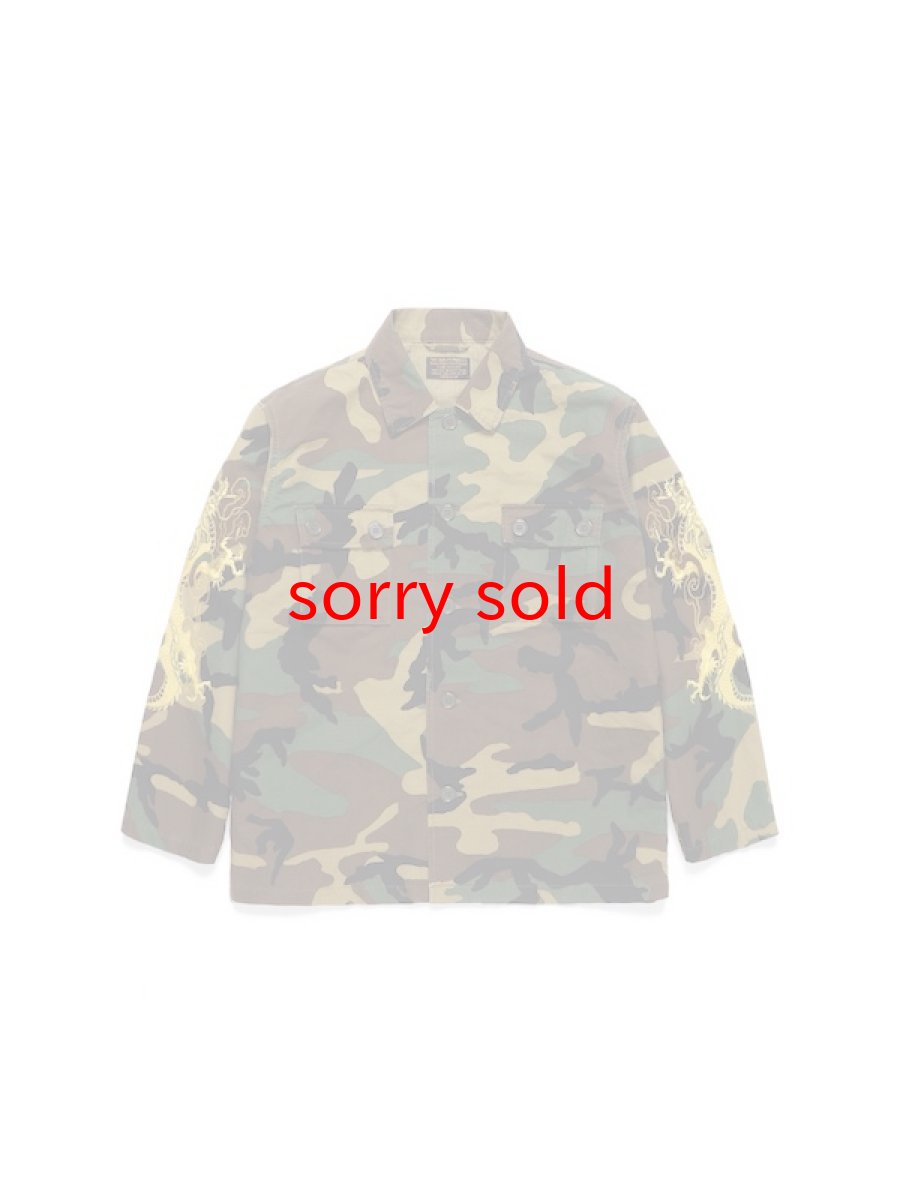 画像1: wackomaria  / ワコマリア TIM LEHI / WOODLAND CAMO ARMY SHIRT (TYPE-1) (1)