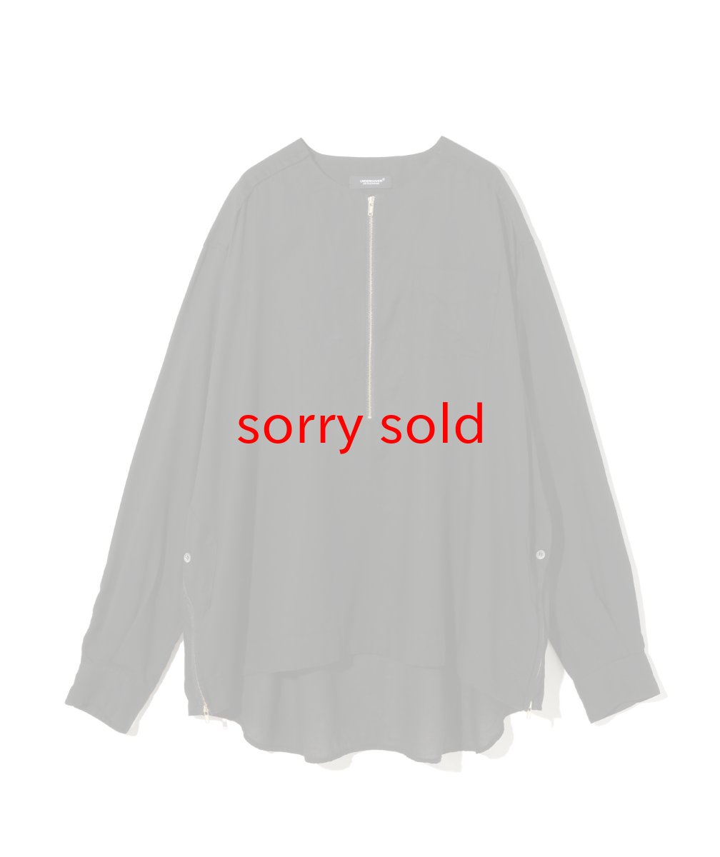 画像1: undercover/アンダーカバー  half zip shirt (1)