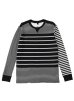 画像1: sale TAKAHIROMIYASHITATheSoloist / ソロイスト crew neck l/s multi striped tee.  (1)