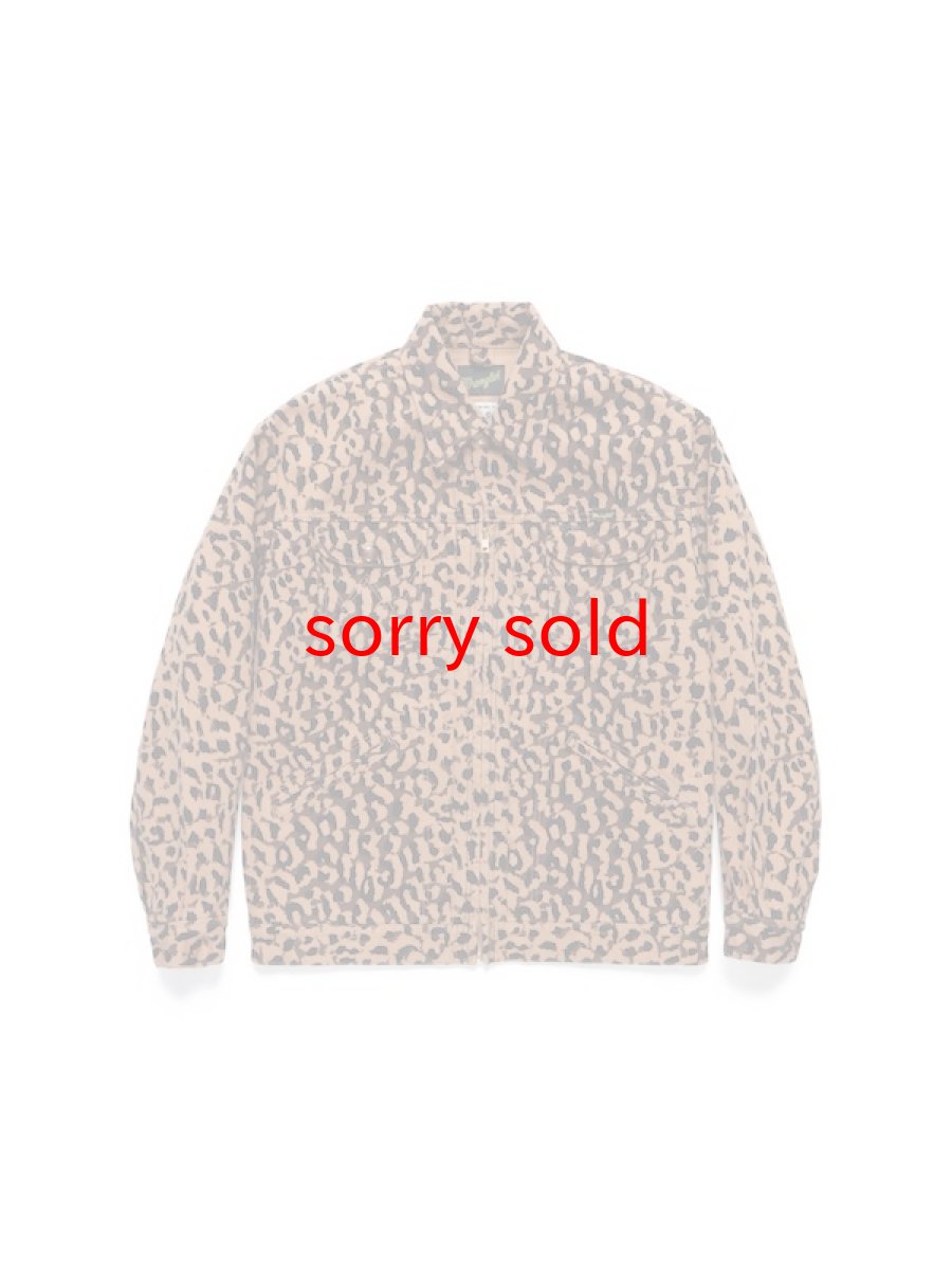 画像1: wackomaria  / ワコマリア 24MJZ LEOPARD TRUCKER JACKET  (1)