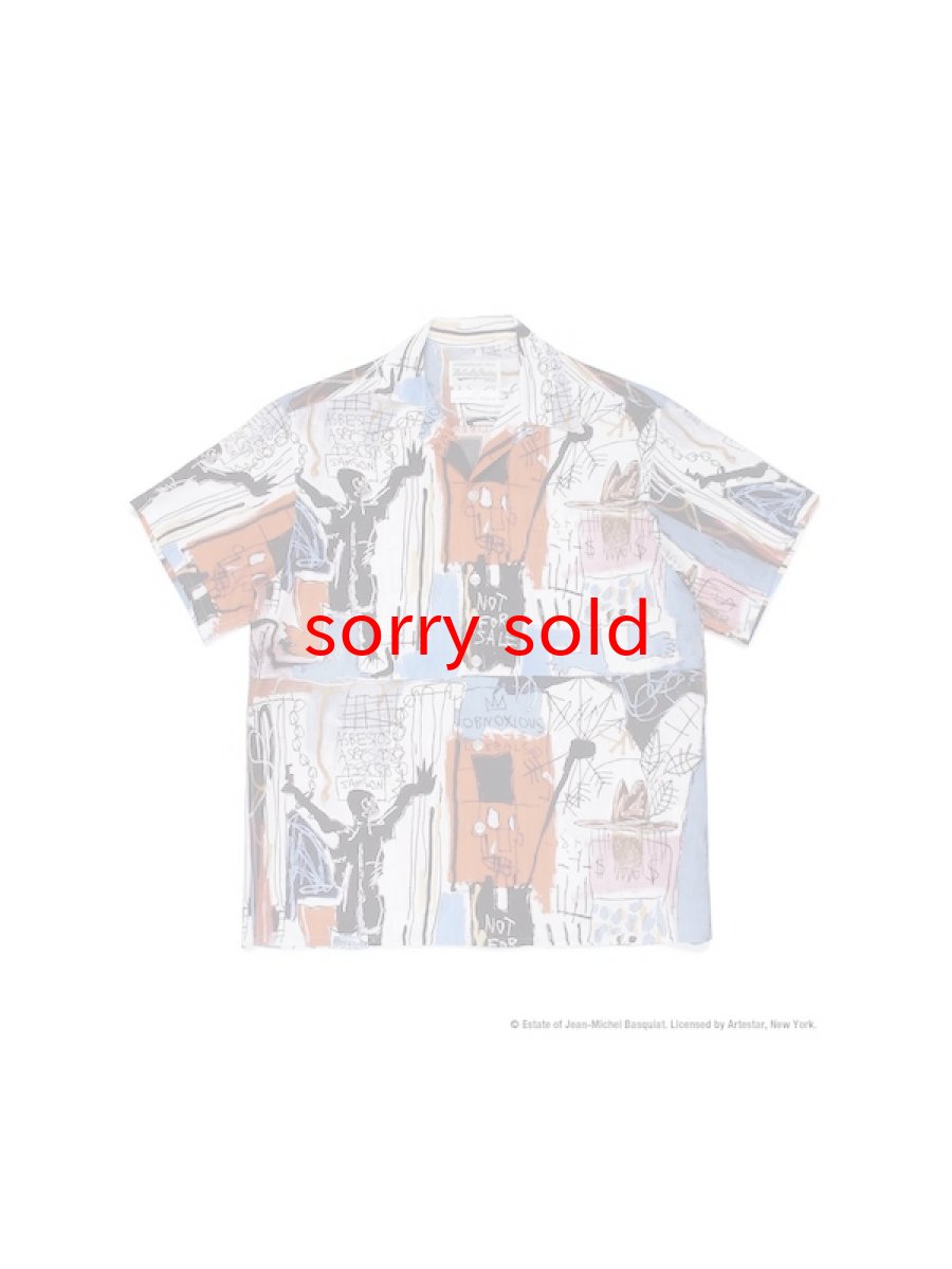 画像1: wackomaria  / ワコマリア JEAN-MICHEL BASQUIAT / S/S HAWAIIAN SHIRT (TYPE-3) (1)