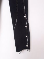 画像5: OLD PARK / WESTERN JEANS 2 BLACK M(A) (5)