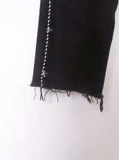 画像6: sale OLD PARK / WESTERN JEANS 2 BLACK M(B) (6)