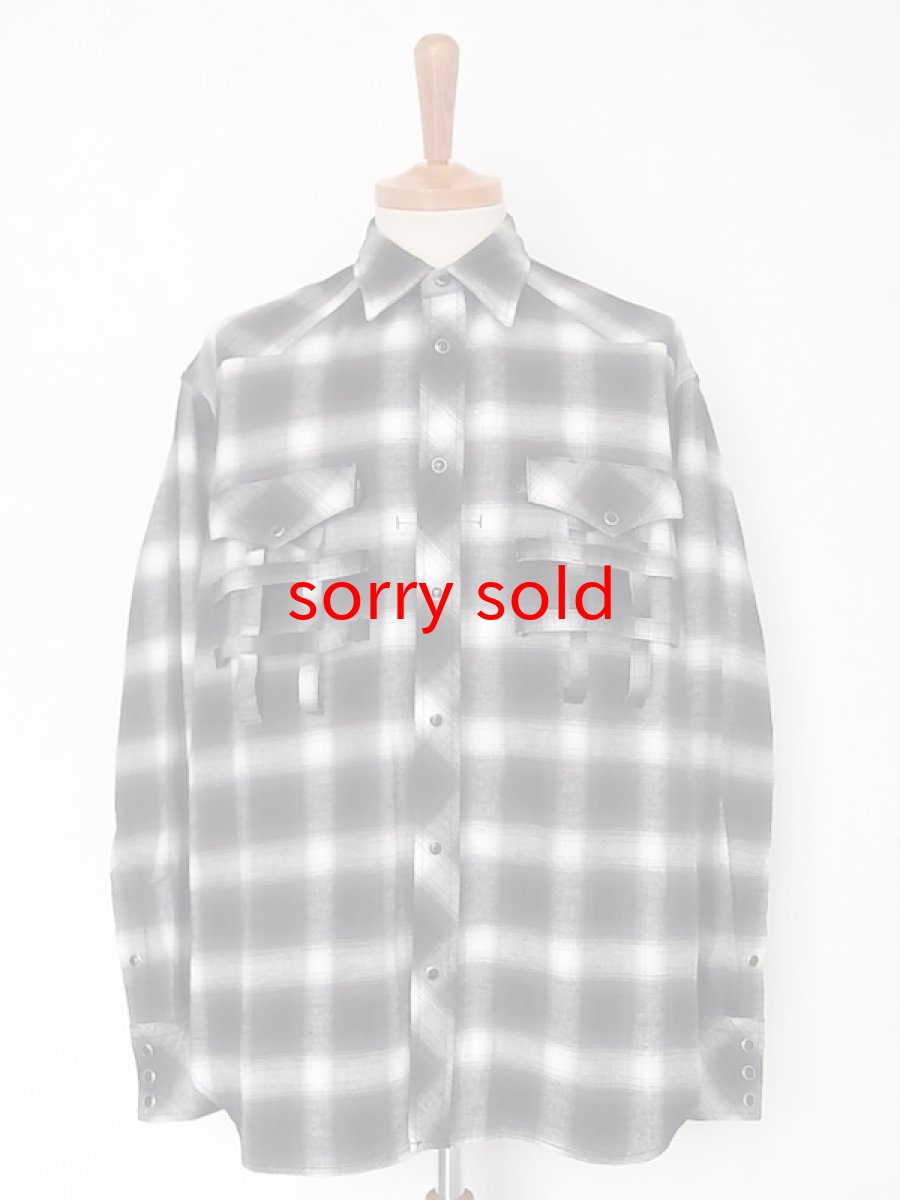 画像1: TAKAHIROMIYASHITATheSoloist / ソロイスト side back zip - not western shirt? (1)